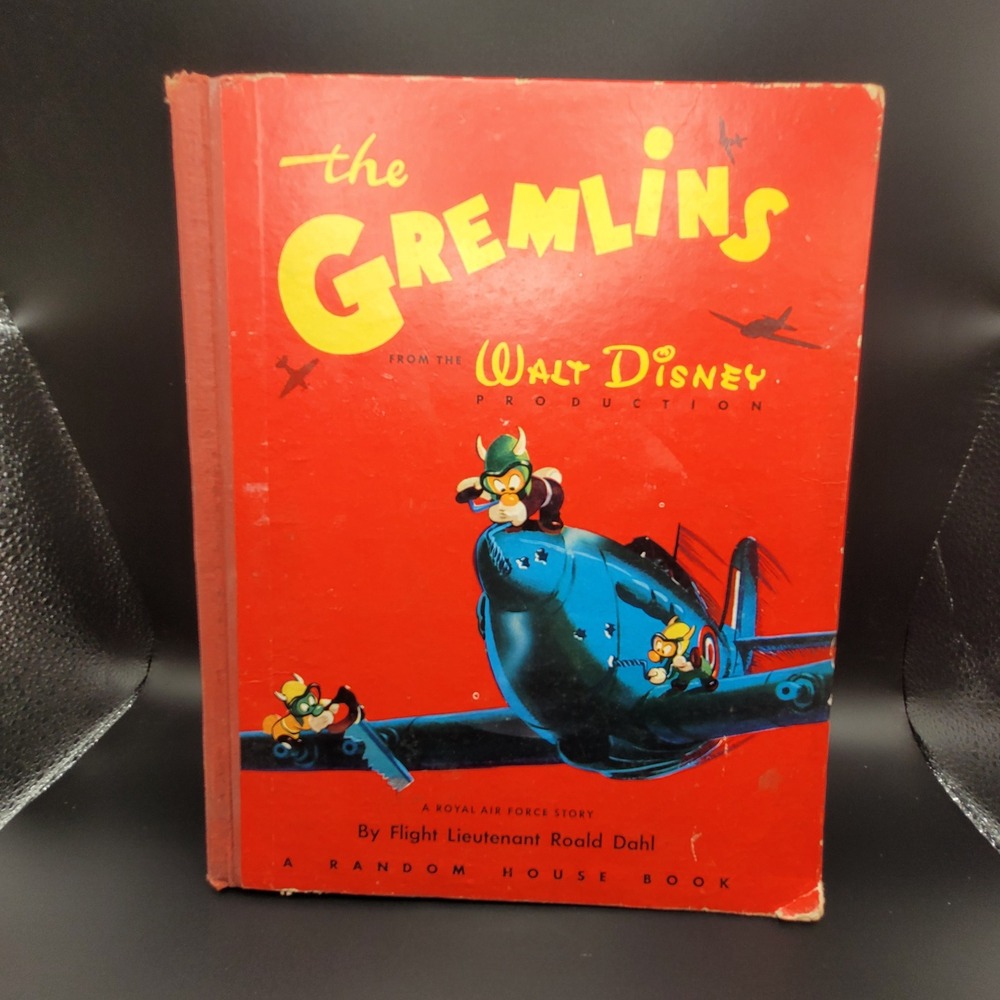 1943 The Gremlins Walt Disney Roald Dahl First Edition Random House Book Vintage